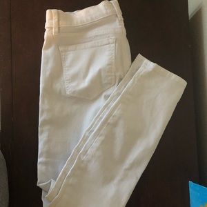 LOFT size 0 white jeans